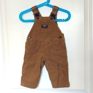 Osh Kosh B'Gosh Corduroy Flannel-Lined Overalls (6mo)